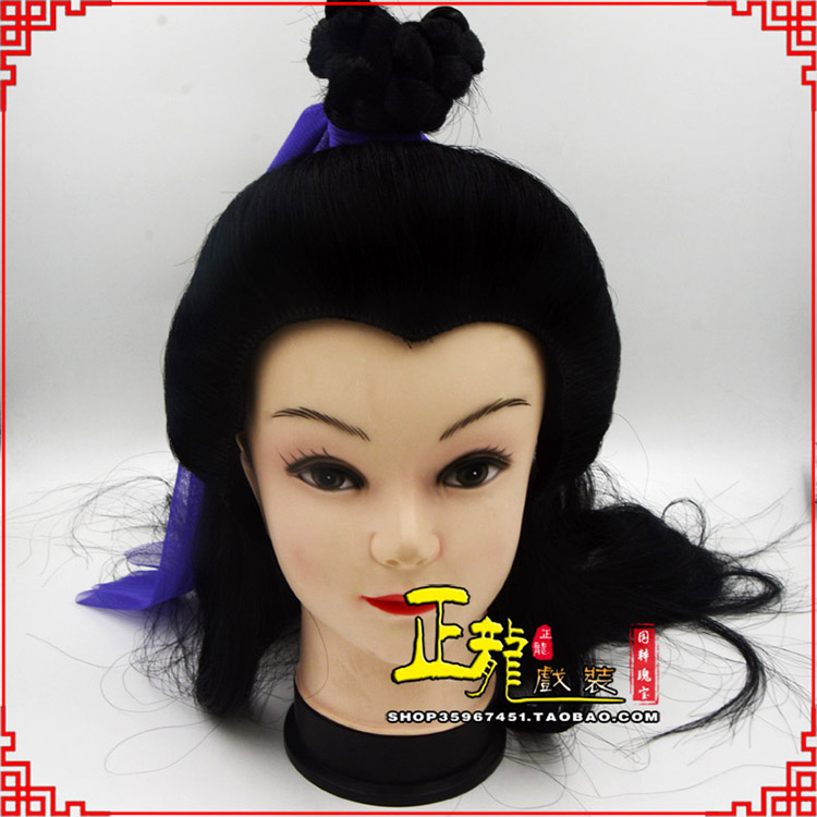 平武小生头套董永头套古装假发青年头套