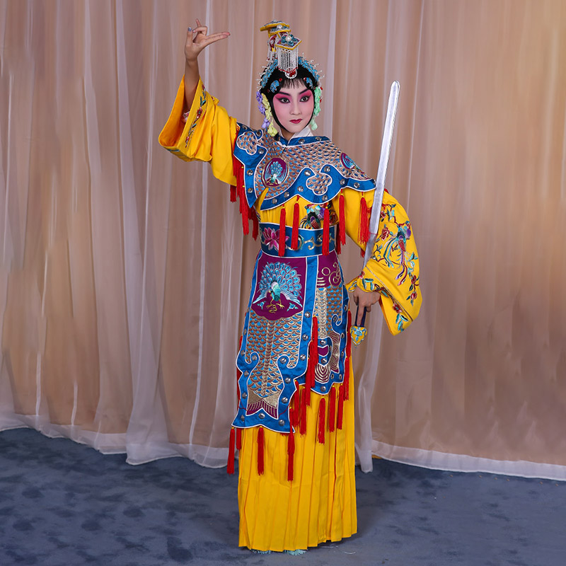 平武霸王别姬虞姬服 软绉别姬服