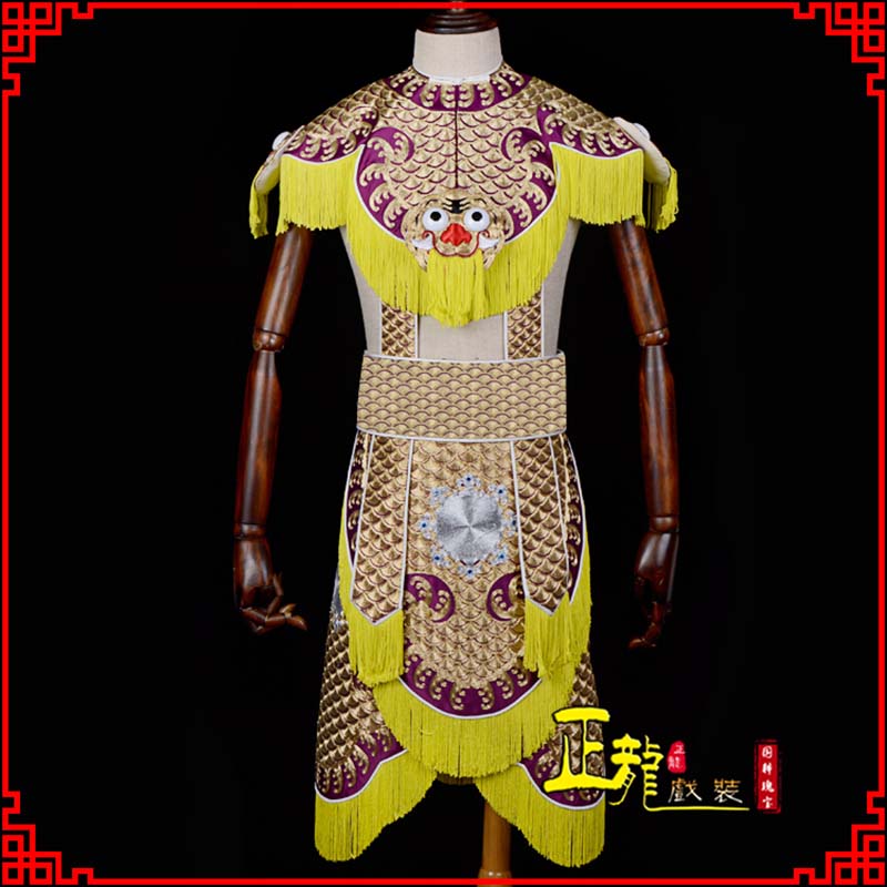 平武武将士兵云肩鱼鳞侉子